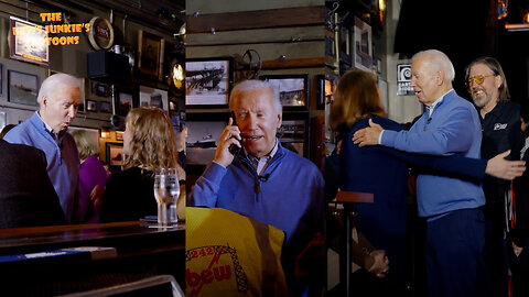 Official Propaganda Video. Uncle Joe talks on a phone with a worker's wife: "This is Biden, your husband said you wanted to give me a hug and he should do it, I'd much rather get the hug from you..."
