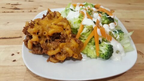 Cheeseburger Pasta Skillet (Quick Version - Recipe Only) The Hillbilly Kitchen