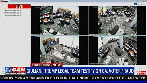 Georgia Election Fraud caught on camera