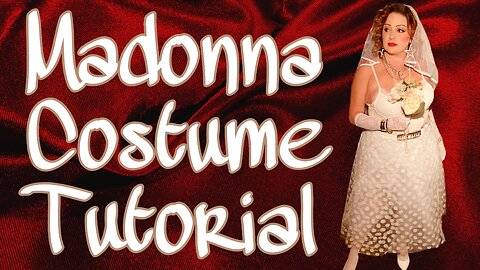 Madonna, Like a Virgin Costume and Makeup tutorial.