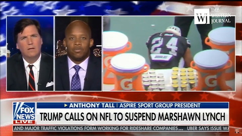 Guest Tried Taking On Tucker Carlson Over Marshawn Lynch - He Didn't Stand A Chance