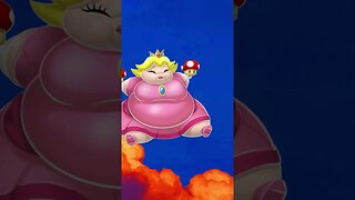 Fat Princess Peach Playing In The Clouds! ⛅