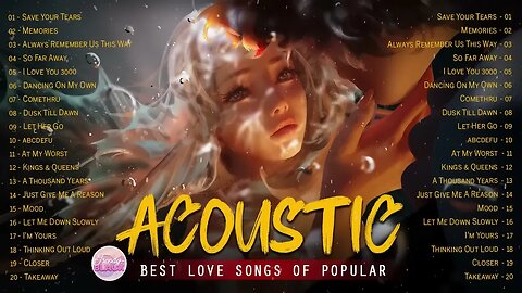 Best Of English Acoustic Love Songs Cover Playlist 2023 ❤️ Soft Acoustic Cover Of Popular Love Songs