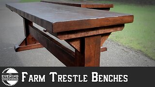 Farmhouse Bench with Traditional Joinery | Evening Woodworker