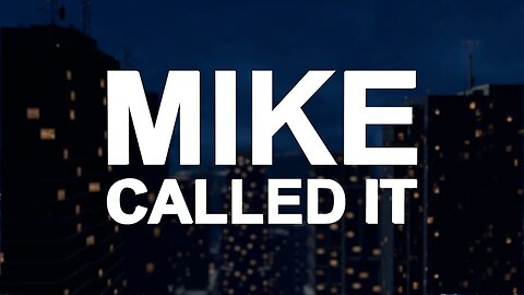 Mike Called It On The Banks!