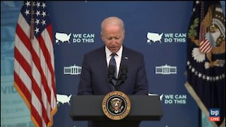 Biden Has To Read Off Notes To Answer Question On Cyberattack
