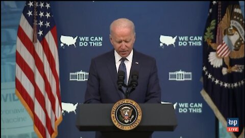 Biden Has To Read Off Notes To Answer Question On Cyberattack
