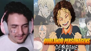 DUBLANDO PERSONAGENS 🎙️ | REACT