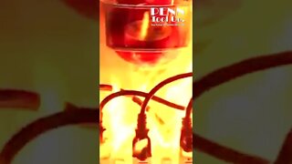 Self-activating fire extinguishing solution