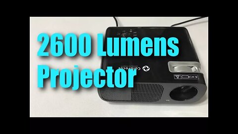 ColoFocus Portable 1080P HD 2600 Lumens LED Video Movie Theater Projector Review