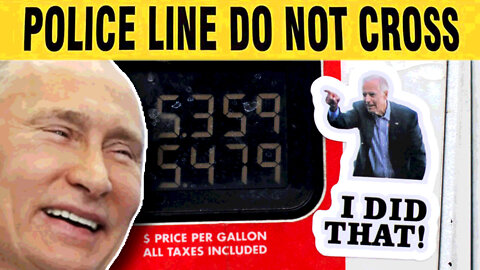 Sticker Shock at Pump! Arrested for "Biden Did It"