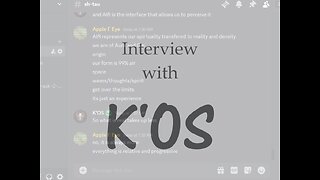 interview with K'OS Pt 2 continuum is real as well as a conclusion