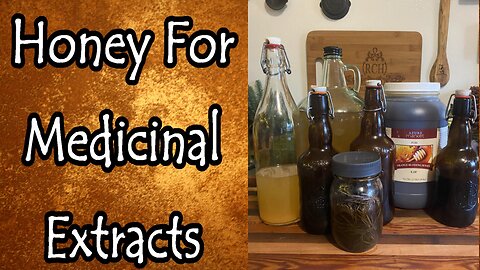 Honey For Medicinal Extracts
