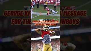 George Kittle sent a MESSAGE to the Dallas Cowboys! #nfl #49ers #shorts