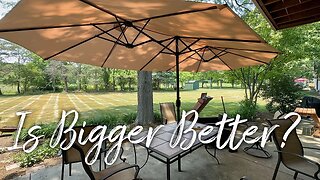 Does This Giant 15ft Patio Umbrella Work?