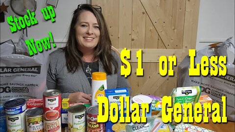 $1 or Less From Dollar General ~ Stock Up NOW! ~ Budget Friendly Preparedness