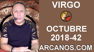 HOROSCOPO VIRGO-Semana 2018-42-Del 14 al 20 de octubre de 2018-ARCANOS.COM