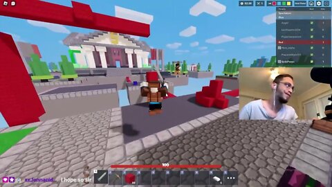 🙀 ROBLOX BEDWARS WITH VIEWERS!! JOIN NOW!! 😸 | !roblox | !commands | !socials