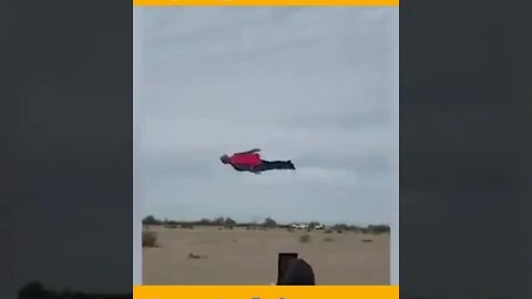 Crazy #Superman #Flying in The Desert #Aviation