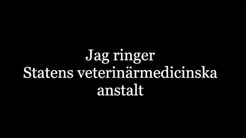 Jag ringer SVA och näringsdepartementet för att fråga om deras etiska riktlinjer djur-människa