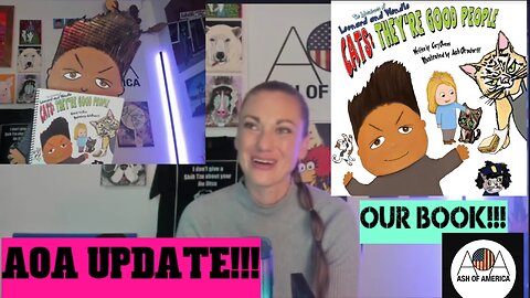 AOA Update: Ash gives an update on the coming publishing of her children's book CATS!