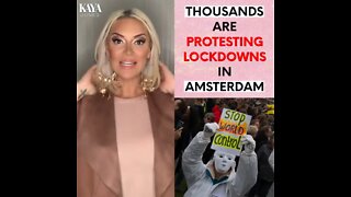 Thousands are protesting lockdowns in Amsterdam!