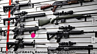 Assault weapons ban passed in Washington!!!! No more semi automatic handguns, AR15‘s, and AK-47s! ￼￼