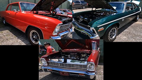 06/24/23 Miles Through Time Car Show Clarkesville GA Chevrolet Nova's