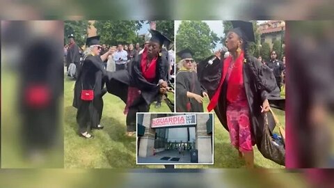 Kadia Iman Black College Grad Scuffles With White Educator Before Viral Mic Drop #KadiaIman