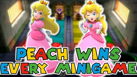 Peach Wins Every Minigame - Mario Party Superstars All Minigames