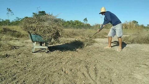 Fazendo Limpeza pesada hoje na fazenda e muito mais