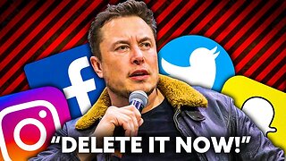 Elon Musk DELETE All Your Social Media NOW! - Here's Why!