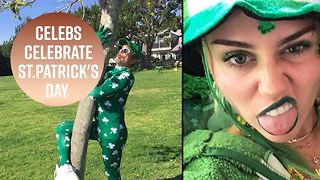 Stars go green this St Patrick's Day