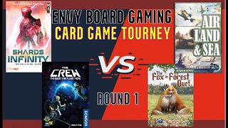 Shards of Infinity VS Air Land & Sea, The Crew VS The Fox in the Forest Duet - Round 1!