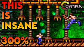 Contra gameplay 300% speed challenge #7