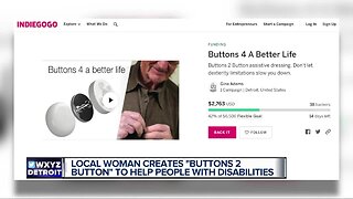 Local woman creates "Buttons 2 Button" to help people with disabilities