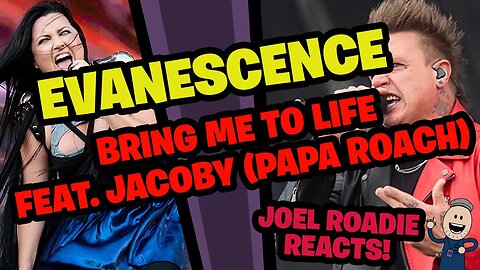 Evanescence - Bring Me To Life Feat.Jacoby Shaddix Papa Roach - Roadie Reacts