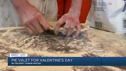 Pie valet for Valentine's Day