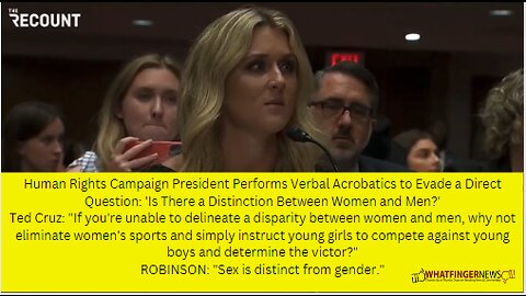 Human Rights Campaign President Performs Verbal Acrobatics to Evade a Direct Question