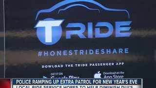 Police encourage ride service for New Year's Eve