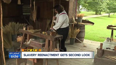 Slavery reenactment gets second look