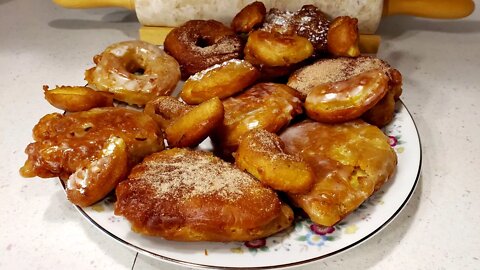 Apple Fritters (Quick Version - Recipe Only) The Hillbilly Kitchen