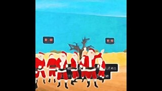 Santas Dance to Squid Game #squidgame #mrbeast