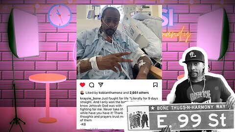 Bone Thugs & Harmony Group Member Krazy Bone Still in hospital recovering from Fluid filled lung.