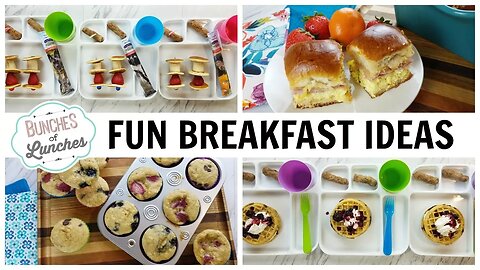 FUN and EASY Breakfast Ideas KIDS LOVE