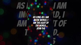 John 9:5 #John #Jesus #christmastime #christmas2022 #christmas #lights #God