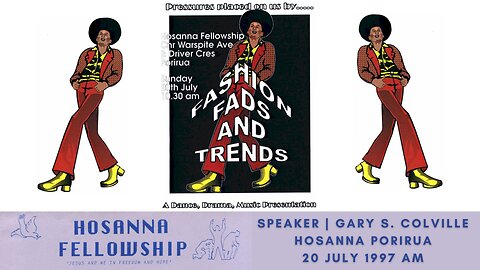 Fashion, Fads & Trends (Gary Colville) | Hosanna Porirua