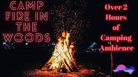 ⛺🔥Camping in the Woods ⛺🔥 || Over 2 Hours of Fire/ Forest Ambience
