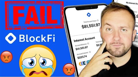 How I LOST Thousands Of Dollars Worth Of Crypto With BlockFi