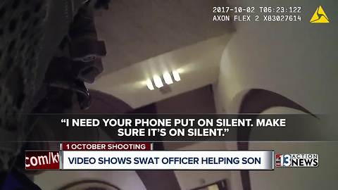 Emotional phone call between SWAT officer and son captured on body cam video